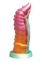 Load image into Gallery viewer, Alien Nation Neptune Silicone Dildo - Magenta/Orange/Purple
