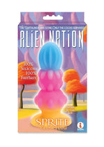 Load image into Gallery viewer, Alien Nation Sprite Silicone Anal Plug - Blue/Pink/Yellow
