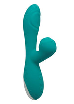 Load image into Gallery viewer, Alive Caribbean Shine Rechargeable Silicone Rabbit Vibrator - Blue
