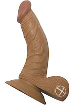 Load image into Gallery viewer, All American Whoppers Dildo with Balls Latin - Caramel - 6.5in
