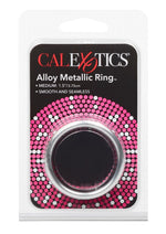 Load image into Gallery viewer, Alloy Metallic Cock Ring - Metal/Silver - Medium - 1.5in
