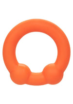 Load image into Gallery viewer, Alpha Liquid Silicone Dual Ball Ring - Orange
