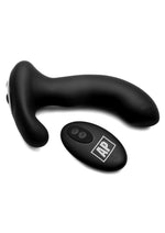 Load image into Gallery viewer, Alpha-Pro P-Massage Prostate Stimulator with Stroking Bead - Black
