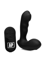 Load image into Gallery viewer, Alpha-Pro P-Milker Silicone Prostate Stimulator with Milking Bead - Black

