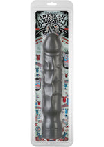 Load image into Gallery viewer, American Bombshell Big Boy Dildo - Grey/Gun Metal - 11.4in
