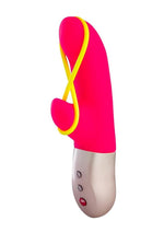 Load image into Gallery viewer, Amorino Silicone Vibrator with Clitoral Stimulator - Pink
