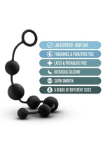 Load image into Gallery viewer, Anal Adventure Platinum Silicone Large Anal Beads
