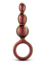Load image into Gallery viewer, Anal Adventures Matrix Beaded Loop Silicone Plug - Brown/Copper
