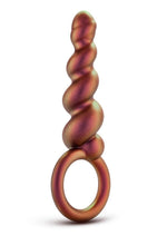 Load image into Gallery viewer, Anal Adventures Matrix Spiral Loop Silicone Plug - Brown/Copper
