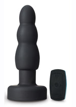 Load image into Gallery viewer, Anal Adventures Platinum Propel Butt Plug - Black
