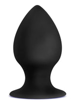 Load image into Gallery viewer, Anal Adventures Platinum Silicone Anal Stout Plug - Black - Medium
