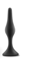 Load image into Gallery viewer, Anal Adventures Platinum Silicone Beginner Plug - Black - Medium
