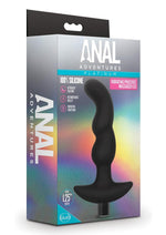 Load image into Gallery viewer, Anal Adventures Platinum Silicone Rechargeable Vibrating Prostate Massager 03 - Black
