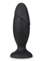 Load image into Gallery viewer, Anal Adventures Platinum Silicone Rocket Plug - Black
