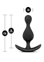 Load image into Gallery viewer, Anal Adventures Platinum Wave Silicone Butt Plug
