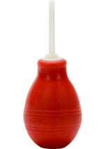 Load image into Gallery viewer, Anal Douche Glow In The Dark Tip - Clear/Glow In The Dark/Red
