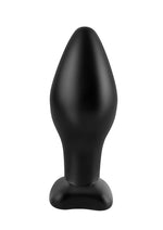 Load image into Gallery viewer, Anal Fantasy Collection Large Silicone Plug - Black - Large - 4.25in
