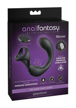 Load image into Gallery viewer, Anal Fantasy Elite Ass-Gasm Taint-Alizer Rechargeable Silicone Prostate Stimulator - Black
