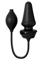Load image into Gallery viewer, Anal Fantasy Elite Inflatable Silicone Anal Plug - Black - 5in
