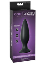 Load image into Gallery viewer, Anal Fantasy Elite Silicone Rechargeable Plug Waterproof - Black - Large
