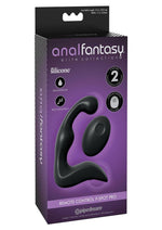 Load image into Gallery viewer, Anal Fantasy Elite Silicone Rechargeable Remote Control P-Spot Pro Waterproof - Black
