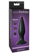 Load image into Gallery viewer, Anal Fantasy Elite Small Rechargeable Anal Plug Vibrating USB Waterproof - Black - 4.3in
