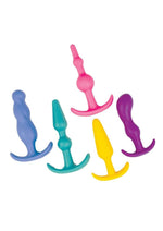 Load image into Gallery viewer, Anal Lovers Kit Silicone Anal Plugs - Multicolor
