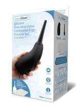 Load image into Gallery viewer, Aquaclean 190ml One Way Valve Ergo Douche - Black
