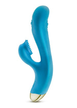Load image into Gallery viewer, Aria Arousing AF Rechargeable Silicone Rabbit Vibrator - Blue
