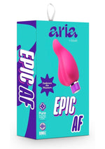 Load image into Gallery viewer, Aria Epic AF Rechargeable Silicone Vibrator - Fuchsia/Pink
