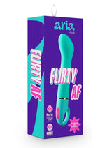 Load image into Gallery viewer, Aria Flirty AF Silicone Vibrator - Teal
