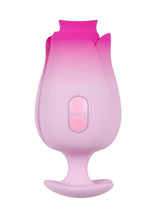 Load image into Gallery viewer, Aria Tulip Trance Rechargeable Silicone Clitoral Stimulator - Pink
