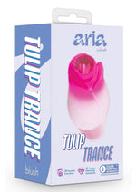 Load image into Gallery viewer, Aria Tulip Trance Rechargeable Silicone Clitoral Stimulator - Pink
