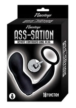 Load image into Gallery viewer, Ass-Sation Remote Controlled Contoured Rechargeable Silicone Anal Plug - Black
