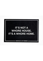 Load image into Gallery viewer, Assholes Live Forever Whore Home Doormat - Black - Bulk
