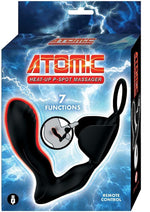 Load image into Gallery viewer, Atomic Heat Up Rechargeable Silicone Massager - Black
