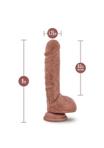 Load image into Gallery viewer, Au Naturel Big Billy Dual Dense Dildo with Balls
