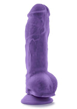 Load image into Gallery viewer, Au Naturel Bold Big Boy Dildo with Suction Cup - Purple - 10in
