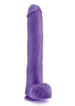 Load image into Gallery viewer, Au Naturel Bold Daddy Dildo with Suction Cup - Purple - 14in
