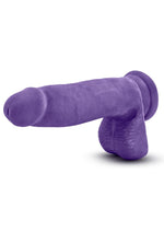 Load image into Gallery viewer, Au Naturel Bold Pleaser Dildo with Suction Cup - Purple - 7in
