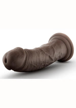 Load image into Gallery viewer, Au Naturel Dildo with Suction Cup - Chocolate - 8in

