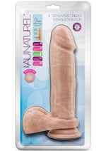 Load image into Gallery viewer, Au Naturel Dildo with Suction Cup - Flesh/Vanilla - 9.5in
