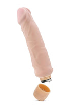 Load image into Gallery viewer, Au Naturel Home Wrecker Vibrating Dildo - Flesh/Vanilla - 9in
