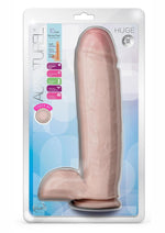 Load image into Gallery viewer, Au Naturel Huge Sensa Feel Dildo with Suction Cup - Vanilla - 10in
