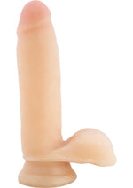 Load image into Gallery viewer, Au Naturel Sensa Feel Dildo with Balls - Vanilla - 7in
