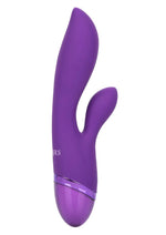 Load image into Gallery viewer, Aura Dual Lover Dual Vibrating Silicone USB Rechargeable Waterproof - Purple
