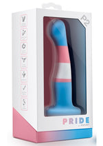 Load image into Gallery viewer, Avant Pride P2 True Blue Silicone Dildo - Multicolor - 6in
