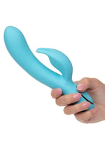 Load image into Gallery viewer, Azure Collection Bunny G Rechargeable Silicone Vibrator
