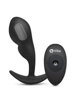Load image into Gallery viewer, B-Vibe Remote Control P-Spot Rechargeable Silicone Snug Plug 145g - Black
