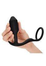 Load image into Gallery viewer, B-Vibe Snug and Tug Silicone Cock Ring and Anal Plug
